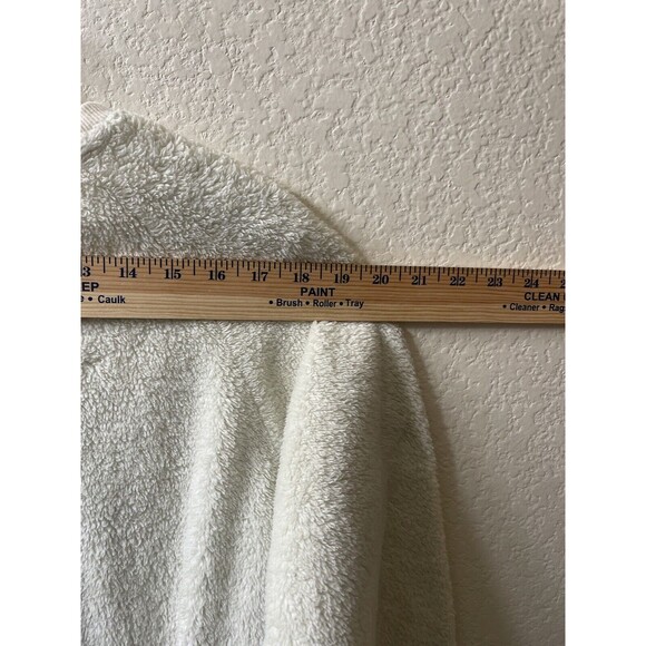 Uniqlo Sweatshirt Women’s Sweatshirt Cream/Ivory Soft Fleece Type Pullover Med - Picture 6 of 10
